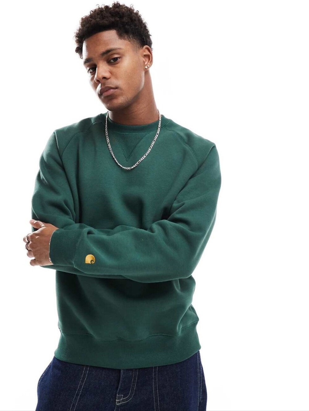Men's Carhartt WIP Chase Crewneck Sweatshirt Size: Small